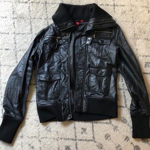 Saks leather jacket